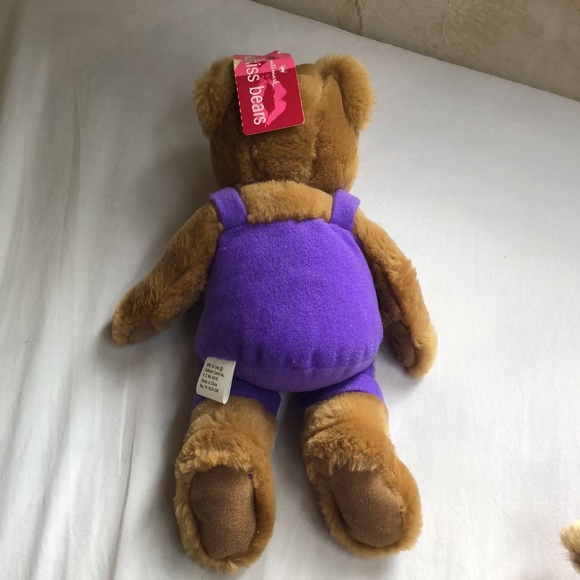 Vintage Hallmark KISS KISS BEAR hand holding couple - Picture 12 of 15